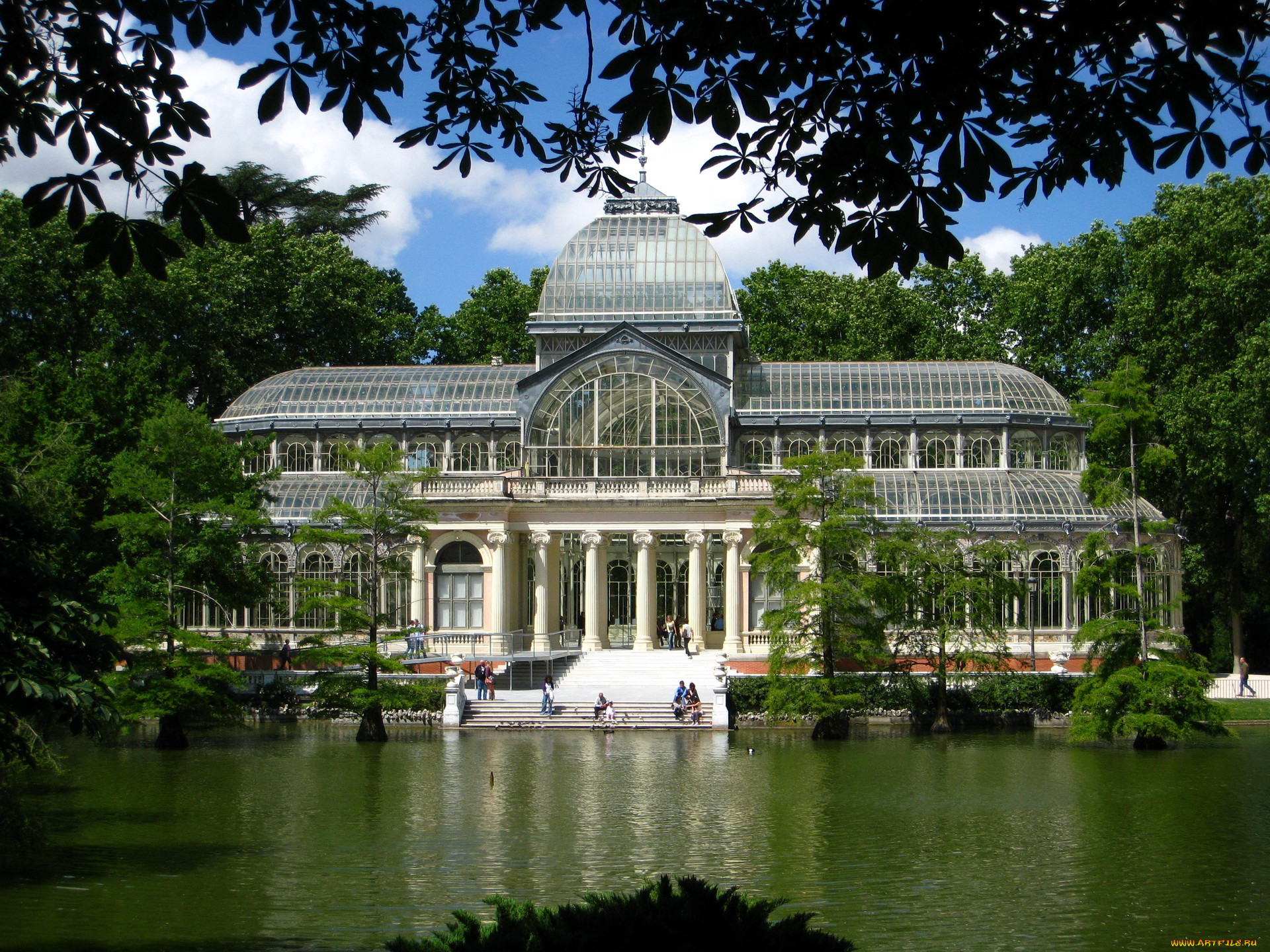 , , , palacio, de, cristal